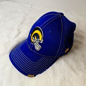 Los Angeles Rams NFL Football New Era Royal Blue Superbowl Trucker Hat Cap M/L